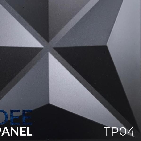 ➳ TRIDEE WALLPANEL TRIANGLE DIAMOND | WALLPAPER DINDING DEKORASI | WALL PANEL 3D DINDING PVC ☂