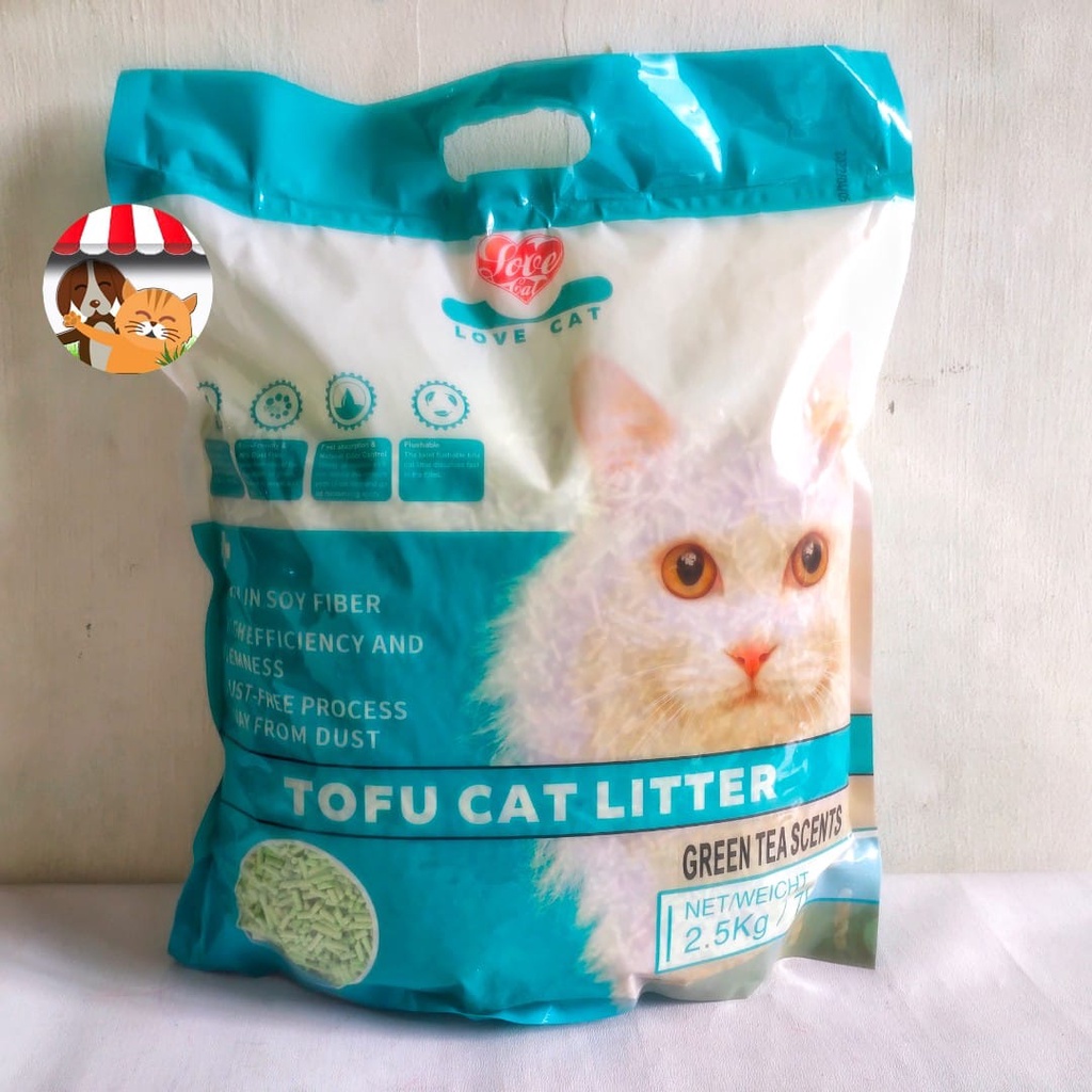 Love Cat Tofu Cat Litter 7 Liter Pasir Wangi Gumpal