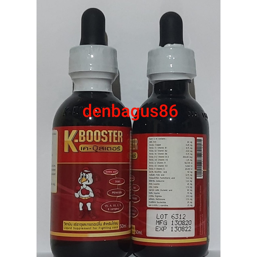 K Boster / K-BOOSTER Obat Ayam Pucat