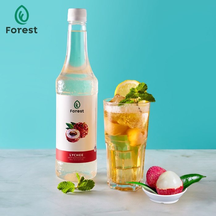 FOREST SYRUP LYCHEE - Sirup Rasa Leci - 720 ml