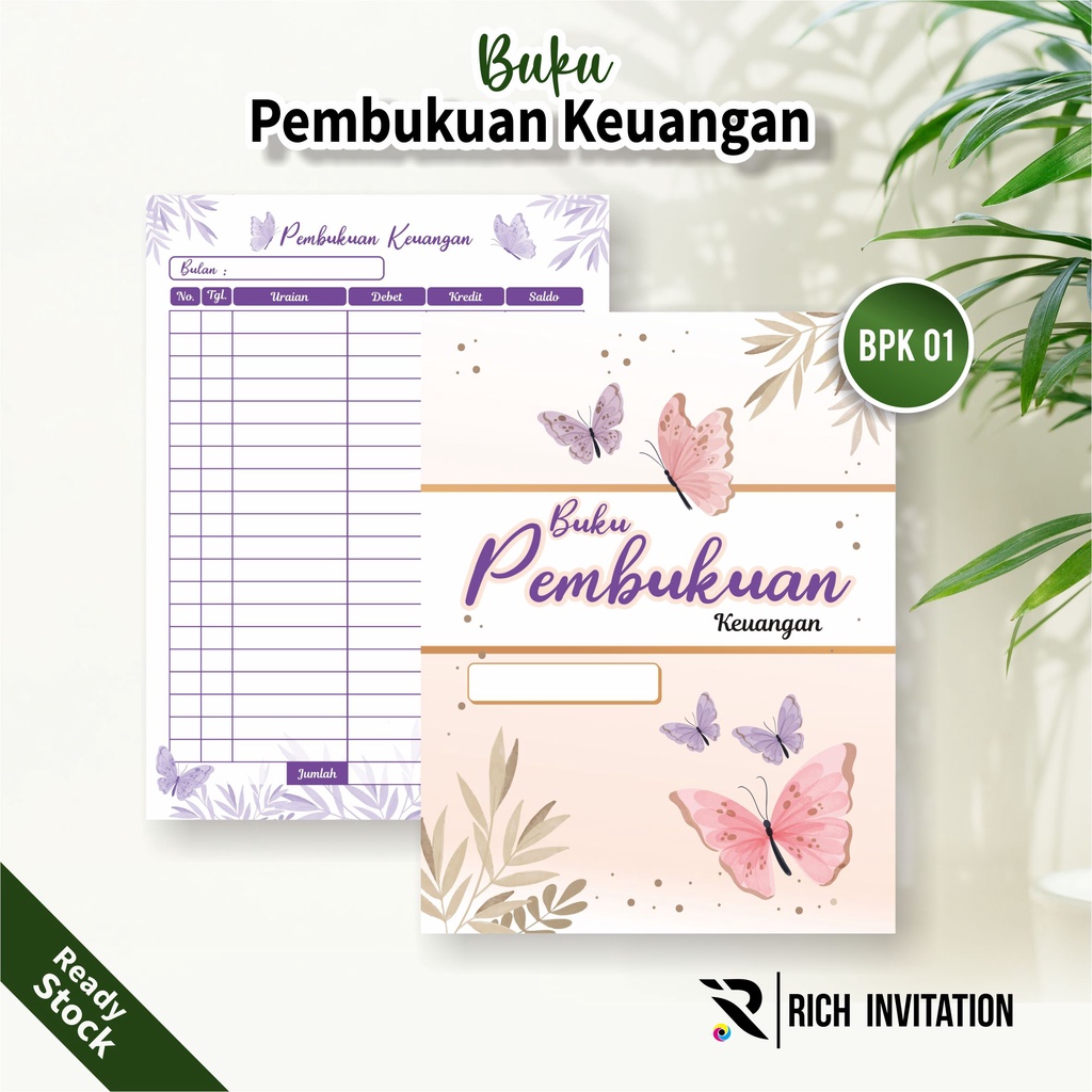 

BUKU PEMBUKUAN KEUANGAN OLSHOP READY - BUKU KEUANGAN - BPK 01