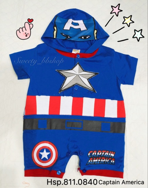 Jumper bayi model super hero lucu halus 3-6bulan