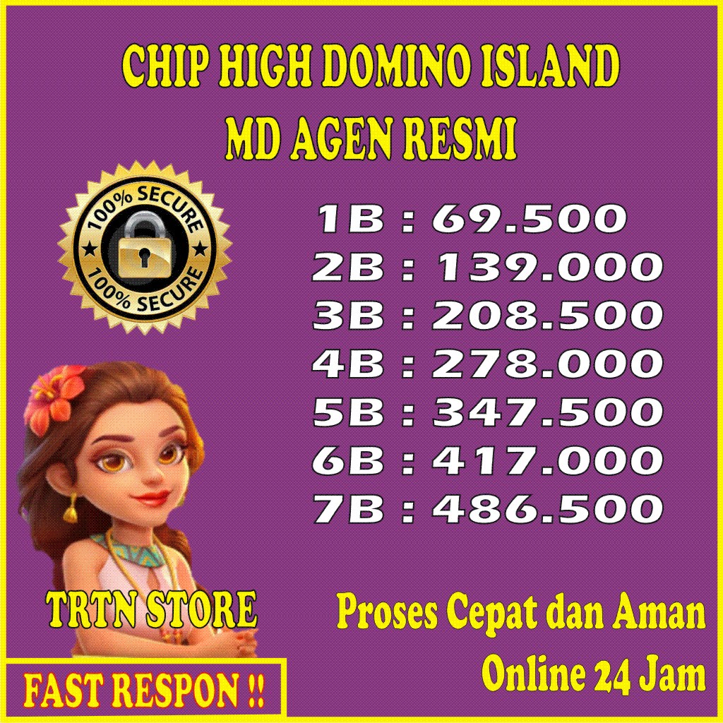 CHIP MD HIGGS DOMINO ISLAND TERMURAH | TOP UP APLIKASI GAME TERMURAH RESMI DARI AGEN | CHIP HOKI