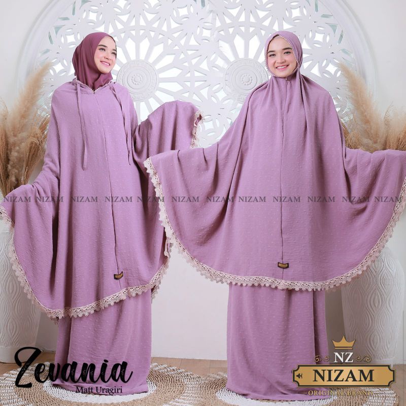 MUKENA JUMBO ZIPPER ZEVANIA / RAZAYA URAGIRI BY NIZAM