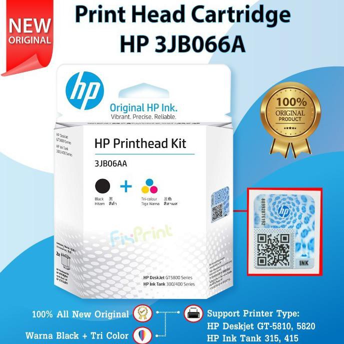 PRINTHEAD CARTRIDGE TINTA GT51 GT52 PRINTER HP GT5810 GT5820 315 415