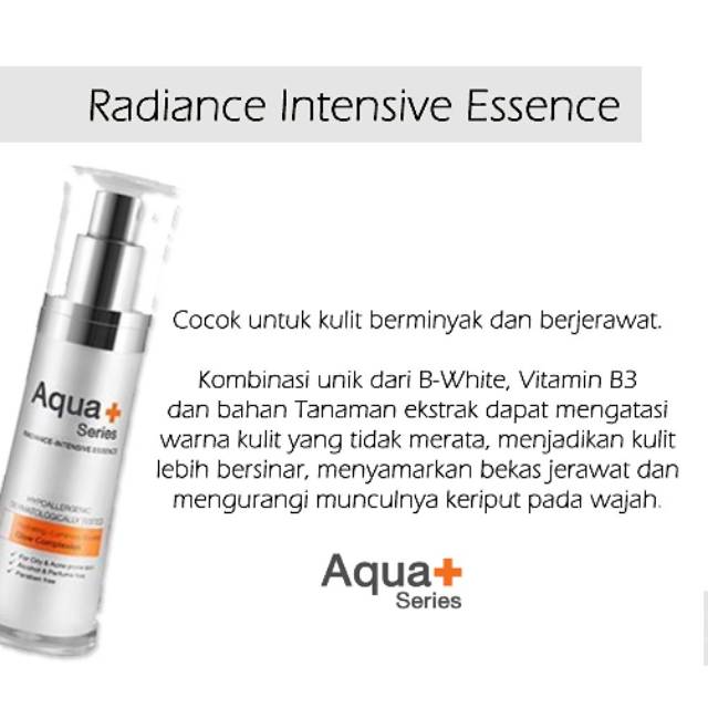 (BPOM) AQUA+ SERIES RADIANCE INSENTIVE ESSENCE