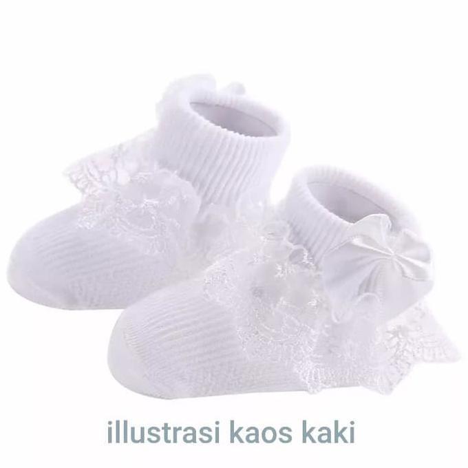 MURAH KAOS KAKI RENDA ANAK, KAOS KAKI BAYI RENDA, KAOS KAKI RENDA BAYI 1 - 3