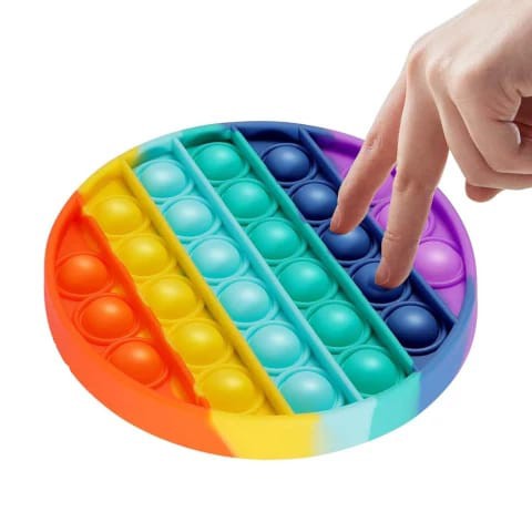 ♥TMALL88♥ POP IT RAINBOW / fidget push Pop Its Fidget Toy Push bubble kids-1