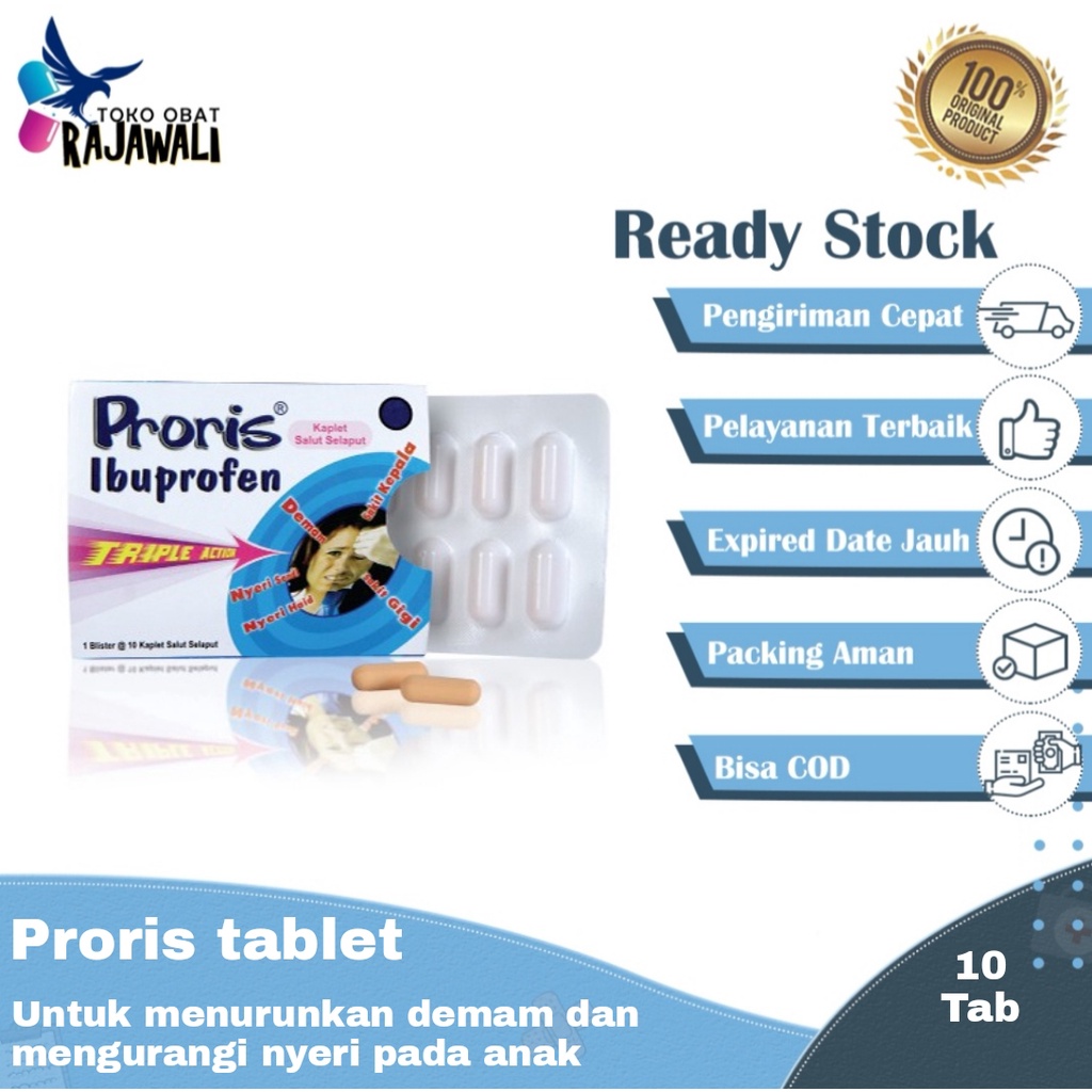 Proris ibuprofen perstrip 10 tablet