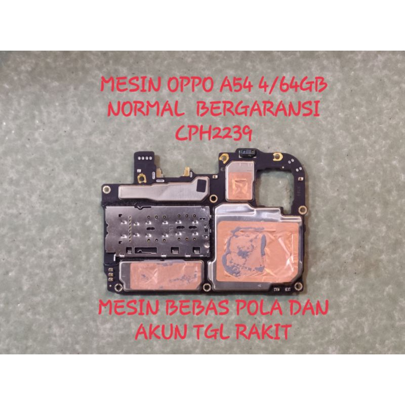 Mesin oppo a54 normal 4/64gb bergaransi mesin oppo a54 4/64gb normal mesin oppo cph2239 normal
