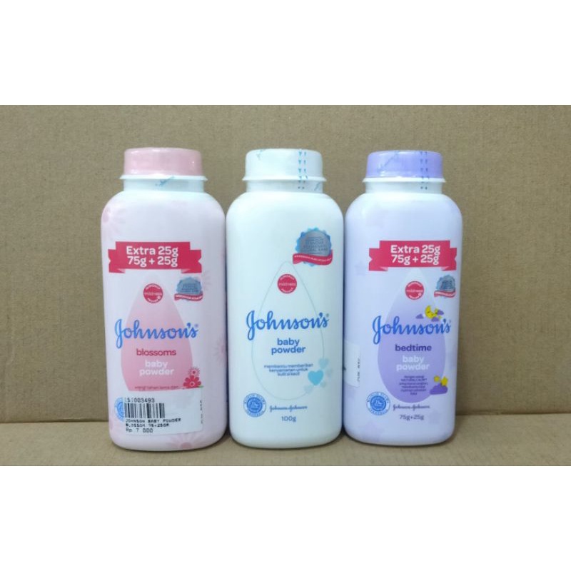 BEDAK BAYI TABUR JOHNSON JOHNSON'S 100GR 200GR 75GR EKSTRA 25GR 150GR EKSTRA 50GR ORIGINAL BLOSSOM BEDTIME