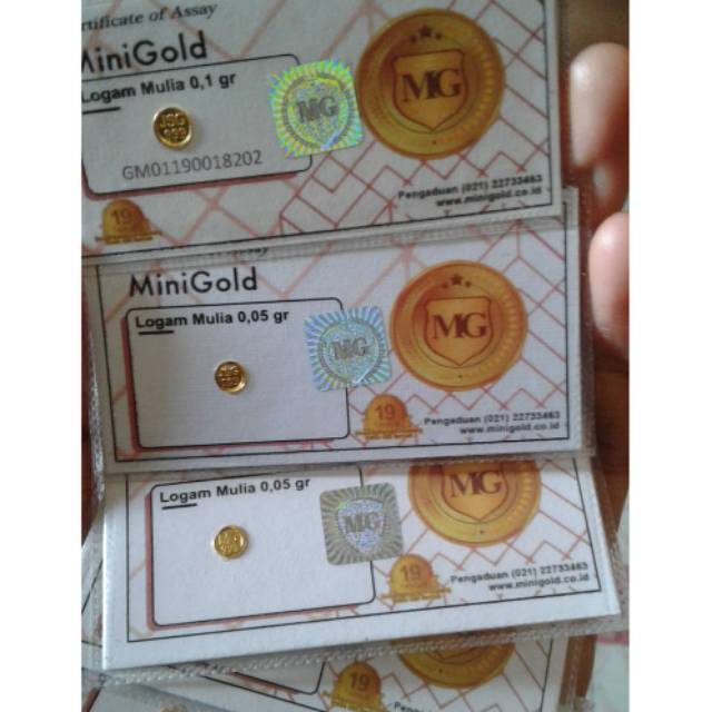 Minigold 0 05 0 025 Gram Reseller Resmi Antam Palembang Indonesia