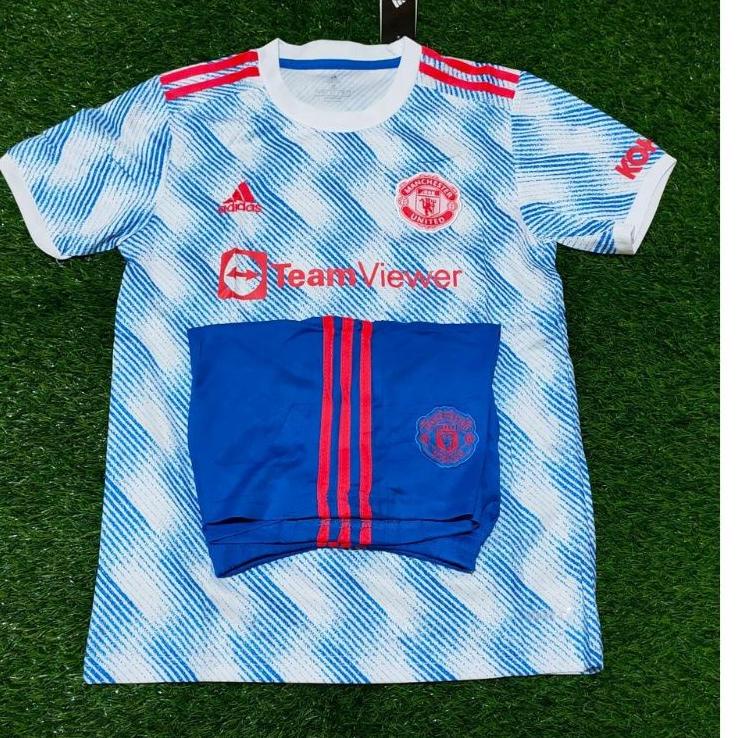 [titleawal] SETELAN JERSEY BOLA MU AWAY 2021/2022 GRADE ORI TOP QUALITY