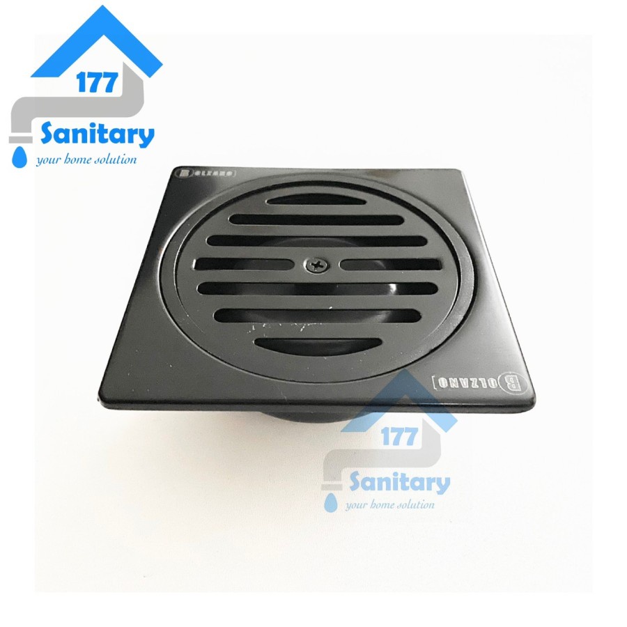 Saringan Got BLZ Model Toto Hitam Stenlis - Floor Drain Pembuangan air Kamar Mandi Strainer Stainless