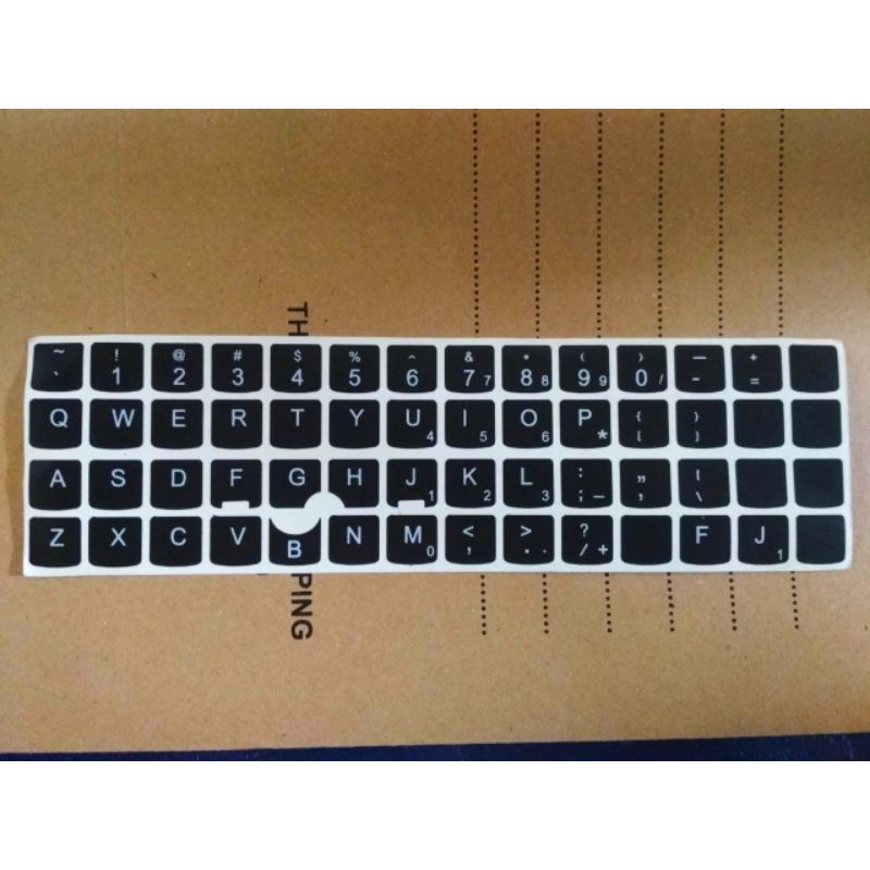 stiker keyboard/laptop