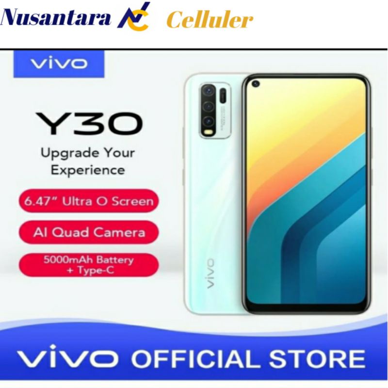 HP VIVO Y30 4/128 GB ( FIFO Y30 RAM 4 GB ROM 128 GB ) GARANSI RESMI