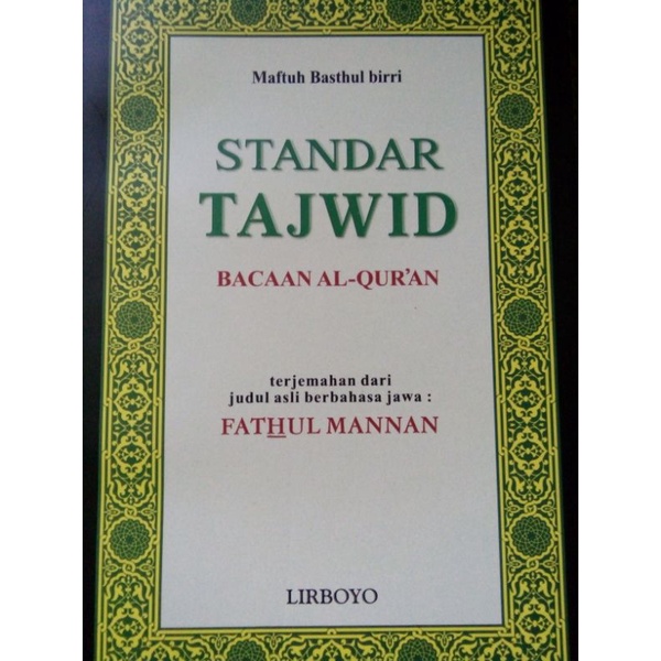 

standar tajwid terjemah kitab fathul manan