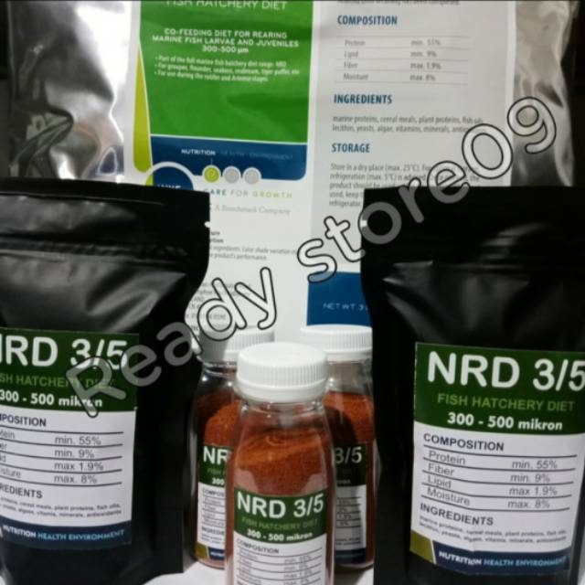 Pelet NRD 3/5 300-500 micron ORIGINAL!!