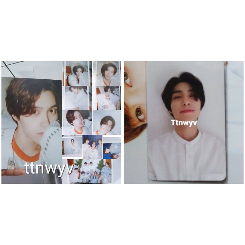 BOOKED photocard pb holiday + postcard book hendery set t pc wayv photobook