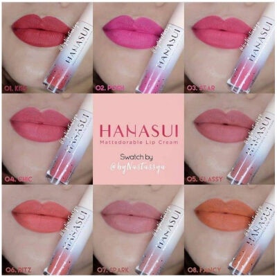 CS1- HANASUI Lip Cream Mattedorable Lipcream 4gr / Boba Edition | Hanasui Mattedorable Lip Cream Matte