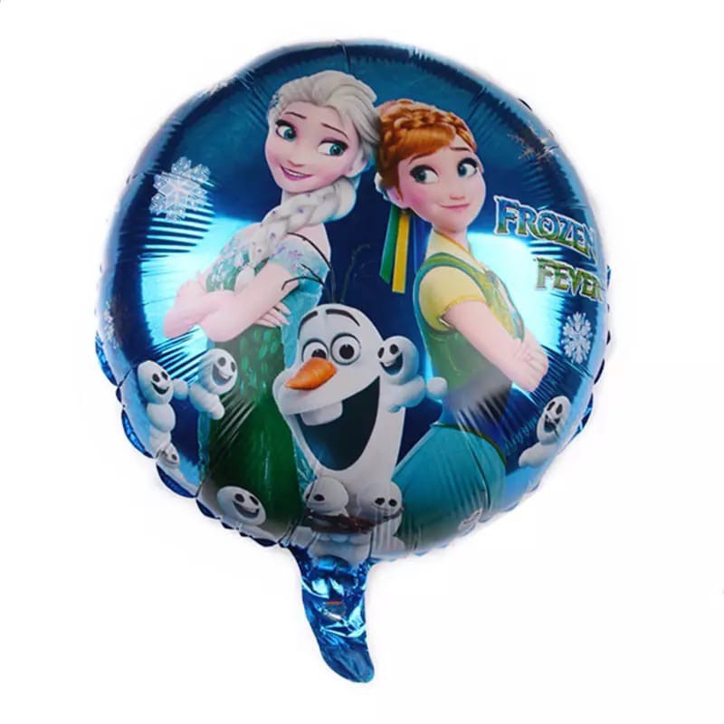 Balon Foil Aksesoris Dekorasi Pesta Ulang Tahun Frozen Elsa Disney Balon Foil