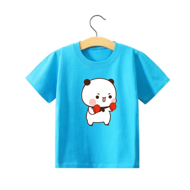 Kaos Anak Costum Gambar Panda Boxing Kaos Anak Distro Unisex Untuk Anak Usia 2 sampai 10tahun