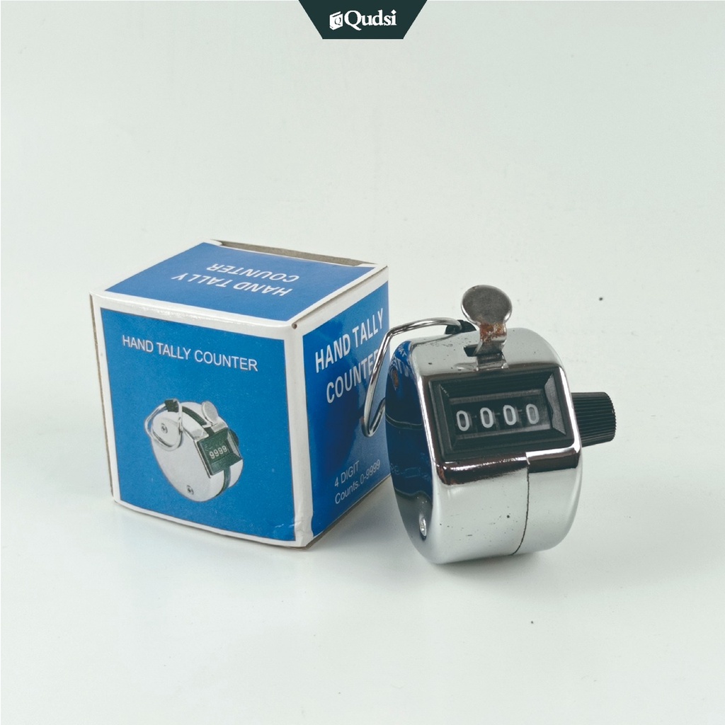 Tasbih Dzikir Manual Stainless / Penghitung antrian / Penghitung pengunjung / Alat penghitung manual