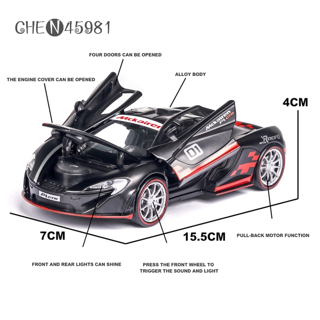 mclaren p1 model toy car