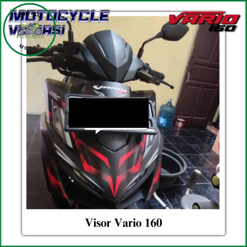 Visor Vario 160 Windshield Vario 160 Visor Penadah Angin Vario 160 (COD)