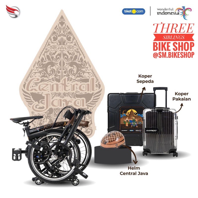 SEPEDA LIPAT ELEMENT PIKES GEN 2 CENTRAL JAVA EDITION 16 INCH