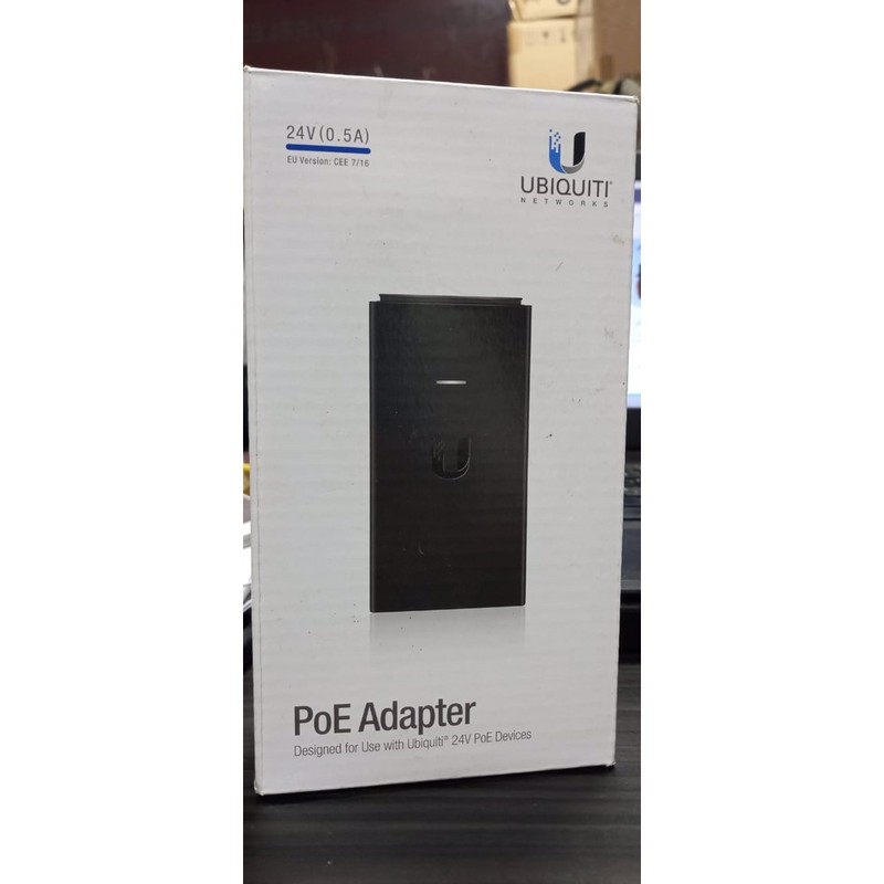 Ubiquiti Adaptor Poe 24v 0.5A Fast Ethernet