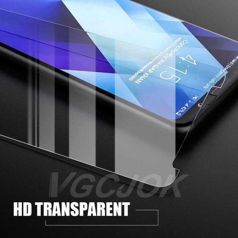 9D Protection Glass For Samsung Galaxy A6 A8 J4 J6 Plus 2018 J2 J8 A7 A9 2018 Tempered Screen Protector Safety Glass Film Case