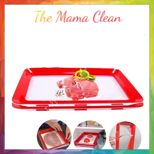 Tempat Makanan Plastik Press / Vacuum try / Food storage / Smart tray