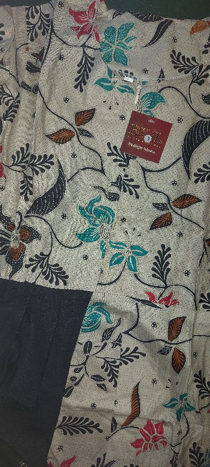 Batik Wanita Asj Sa Hrb026 Kenongo Kemeja Tosca Pendek