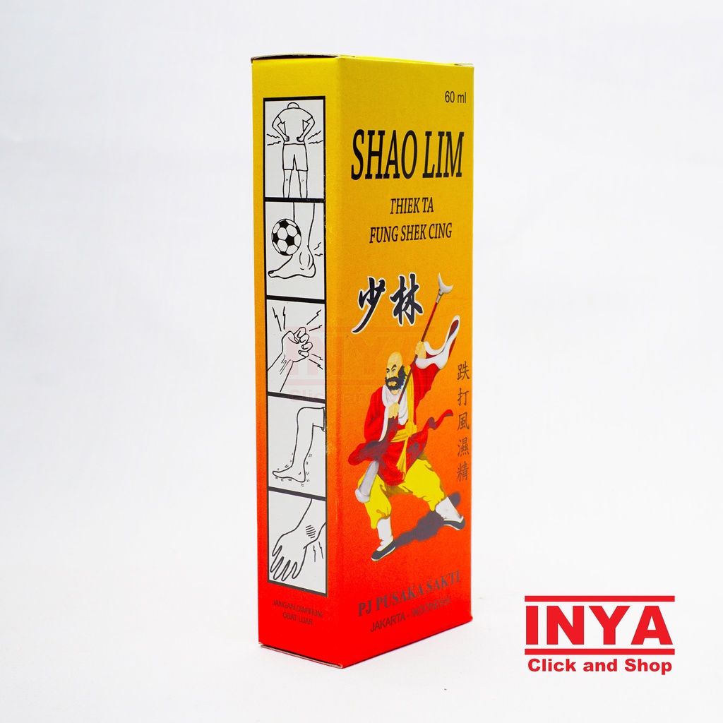 SHAO LIM THIEK TA FUNG SHEK CING 60ml LINIMENT OIL - Minyak Urut - Obat Gosok  Reumatik dan Encok