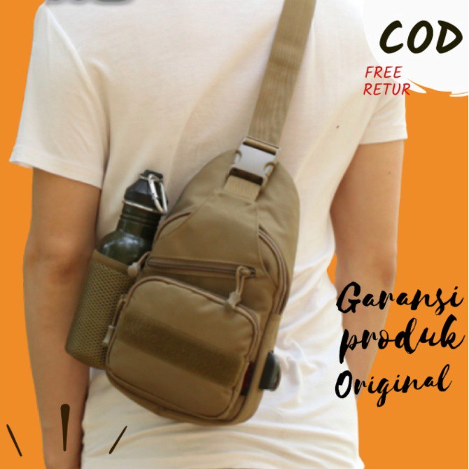 TAS SELEMPANG SLING BAG ARMY CODE:MCY 332