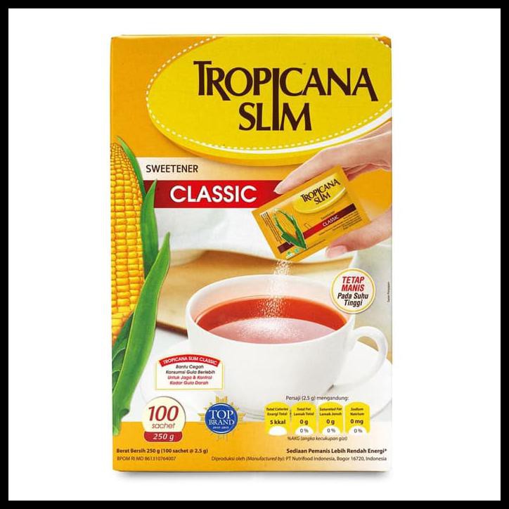 

Tropicana Slim Classic 100 sachet TERBAIK