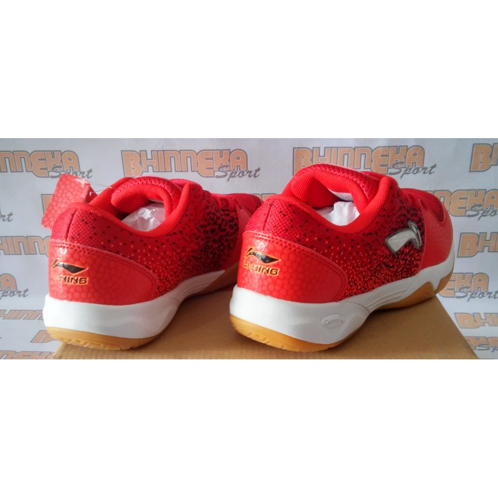 Sepatu Bulutangkis Badminton Lining ION AYTM095 Merah