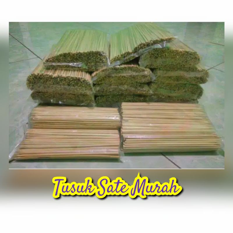 Tusuk sate berbagai macam ukuran untuk sate ayam,sate kambing, sosis,bakso,telur puyuh