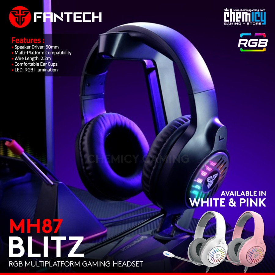 Fantech Blitz MH-87 RGB Multi Platform Gaming Headset