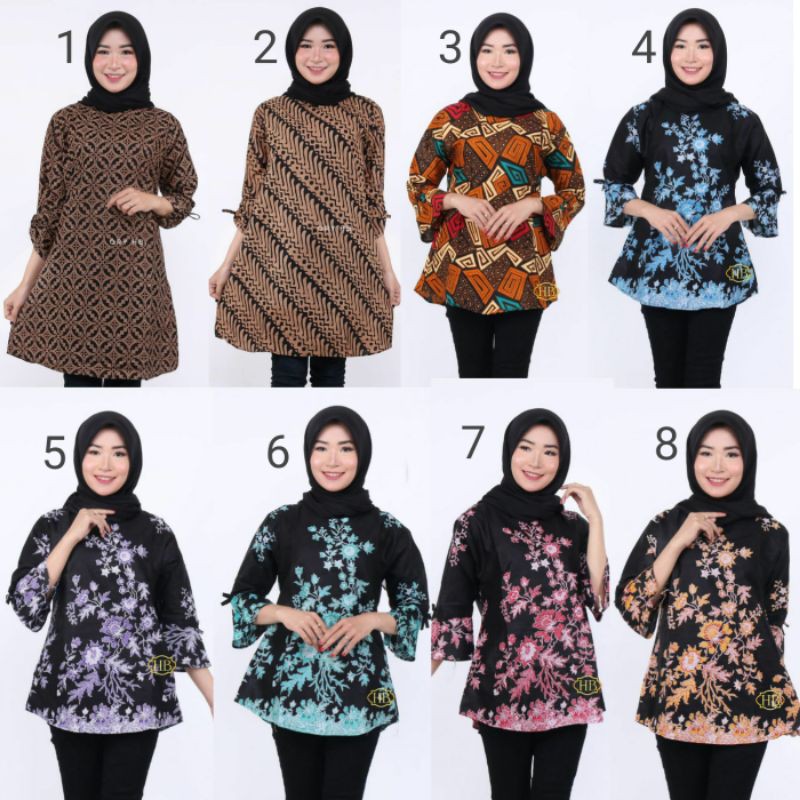 batik hem & blus wanita