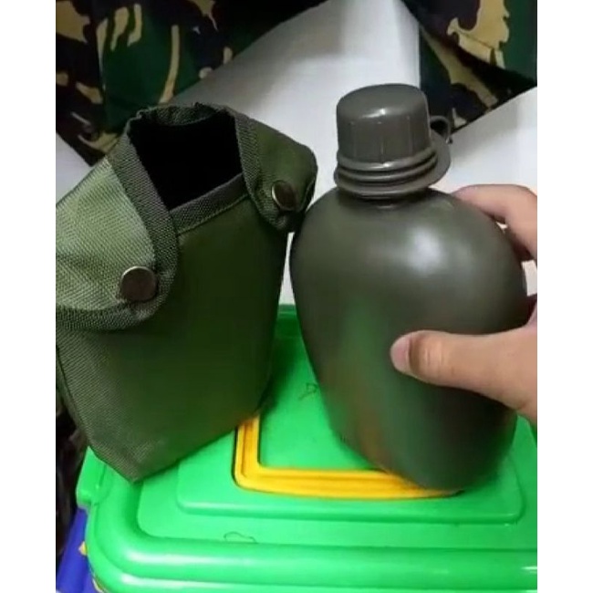 botol veples/ peples tempat minum TNI/POLRI