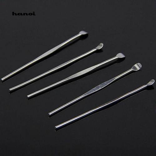 HN❤5Pcs Pembersih Telinga Bahan Stainless Steel