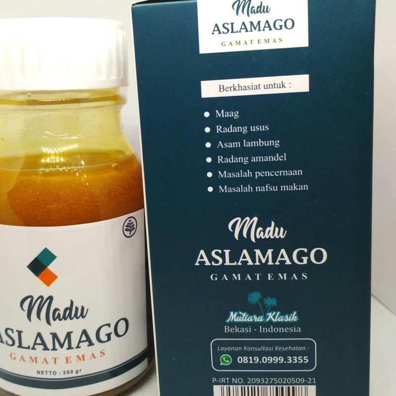 

New Product|LR35|Madu ASLAMAGO Madu Maag dan Asam Lambung gamat emas
