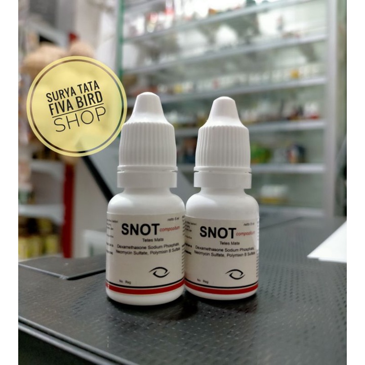 Obat Snot Compositum Vitamin Mata Burung Snot Katarak Bengkak / berair pada Burung Parkit Parot Kena