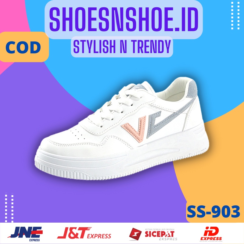 Sepatu Wanita Sneakers Gaya Kekinian Berkualitas Swpatu Olahraga Perempuan Spatu Wanita Terbaru Sepa