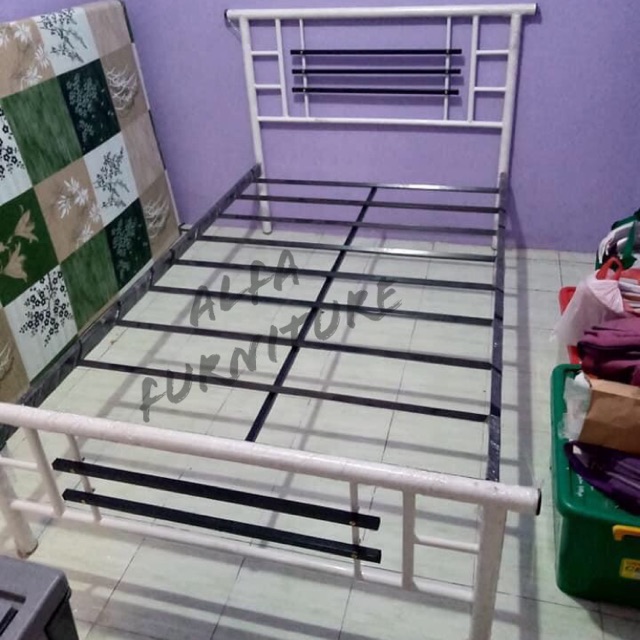 Ranjang Single Modern Minimalis Ukuran Kasur 90x200 Cm
