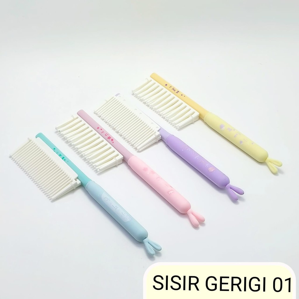 [WS] Sisir Gerigi lepas pasang / Sisir Bermotif