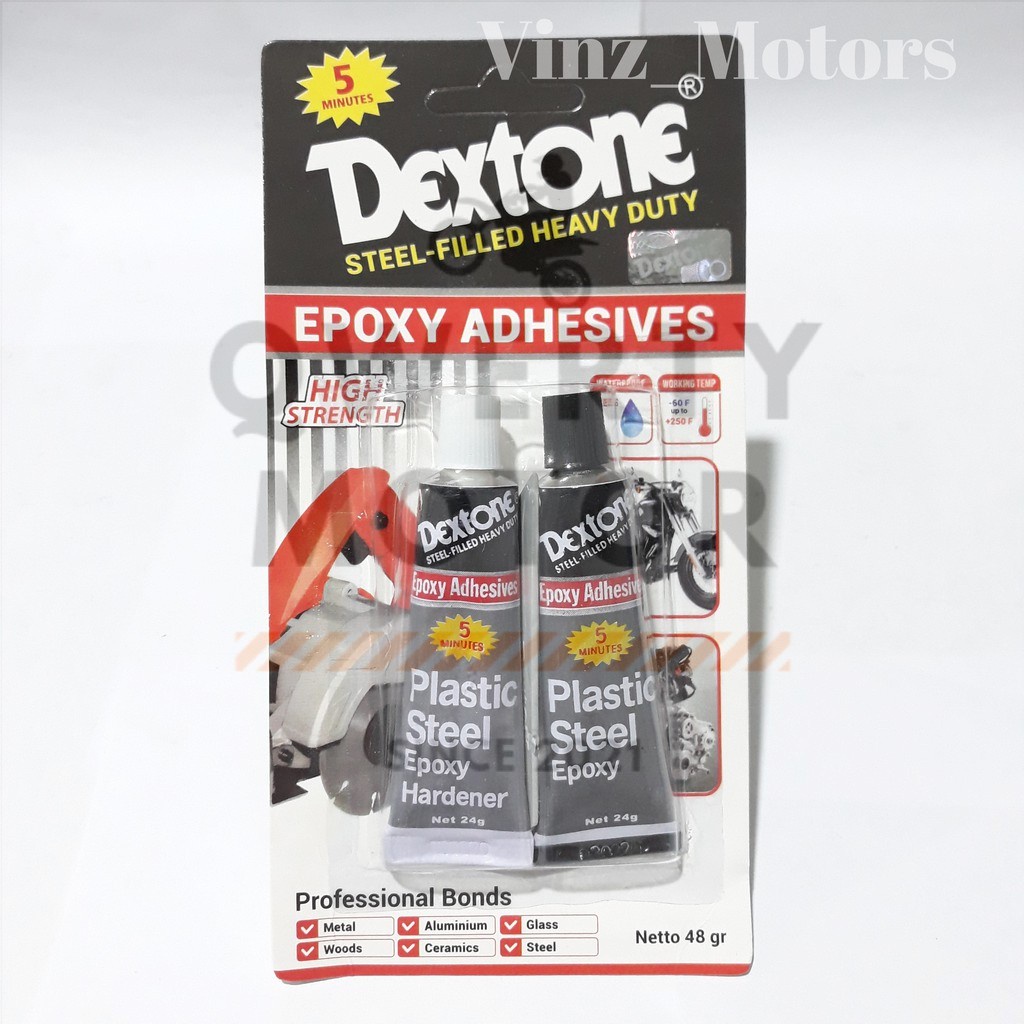 

LEM DEXTONE EPOXY ADHESIVES CAMPUR 5 MENIT 48 GRAM ORIGINAL