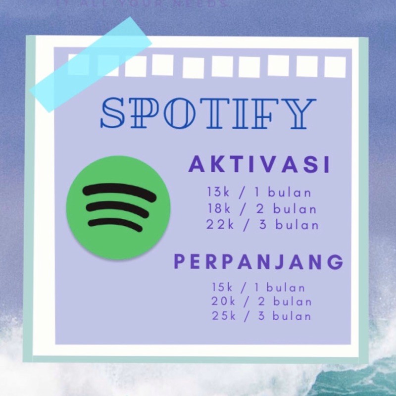 Spotify Premium Aplikasi Premium Apk App Prem Spo Wajib Cek Deskripsi Shopee Indonesia